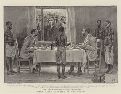 Met majoor Lothaire aan de Congo door Frank Dadd